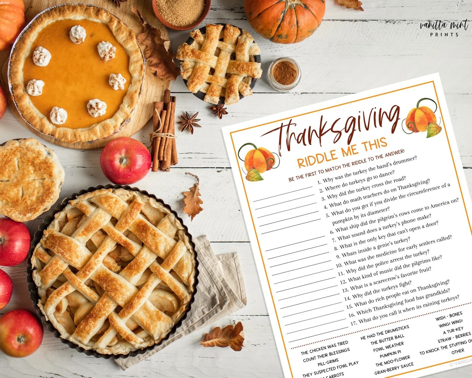 40 Best Thanksgiving Family Games 2022 - Free Thanksgiving Games