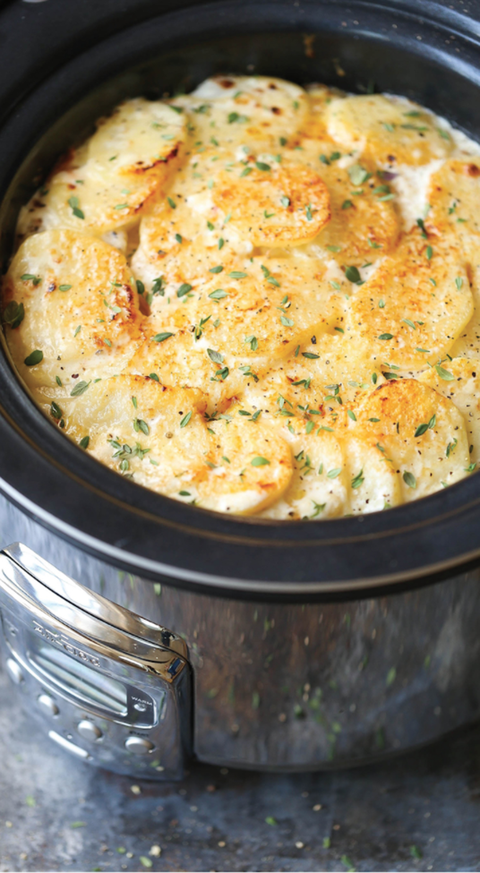 thanksgiving scalloped potatoes slow cooker