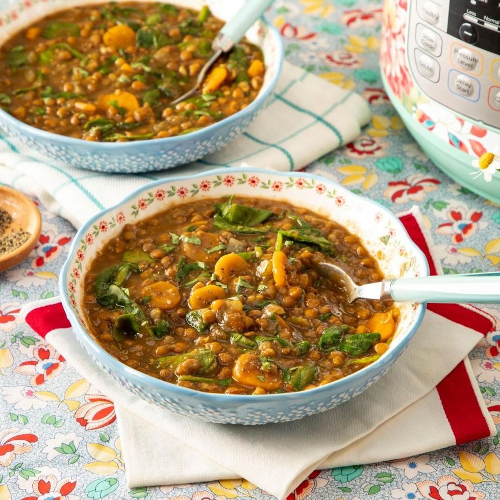 thanksgiving soups instant pot lentil soup
