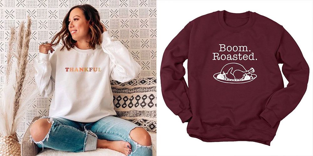 Funny 2025 thanksgiving sweatshirts