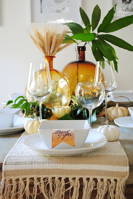 40 Best Thanksgiving Table Setting Ideas