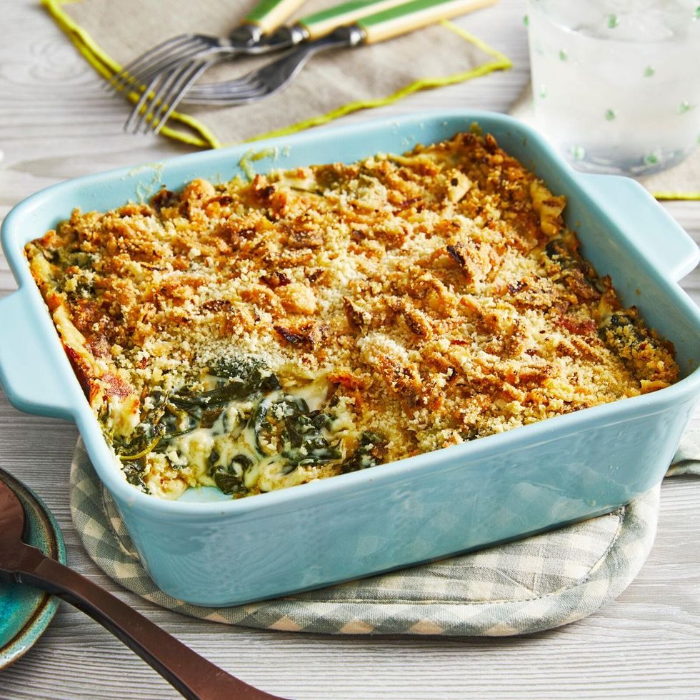 thanksgiving vegetable sides spinach casserole