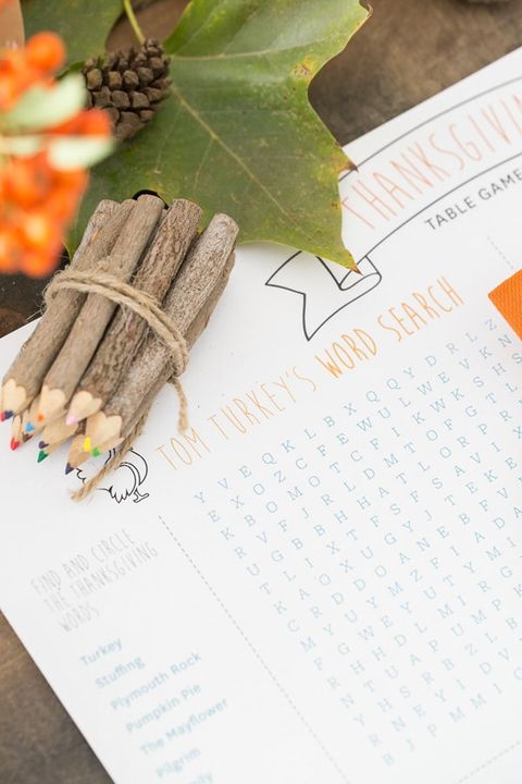 thanksgiving word search activity for kids