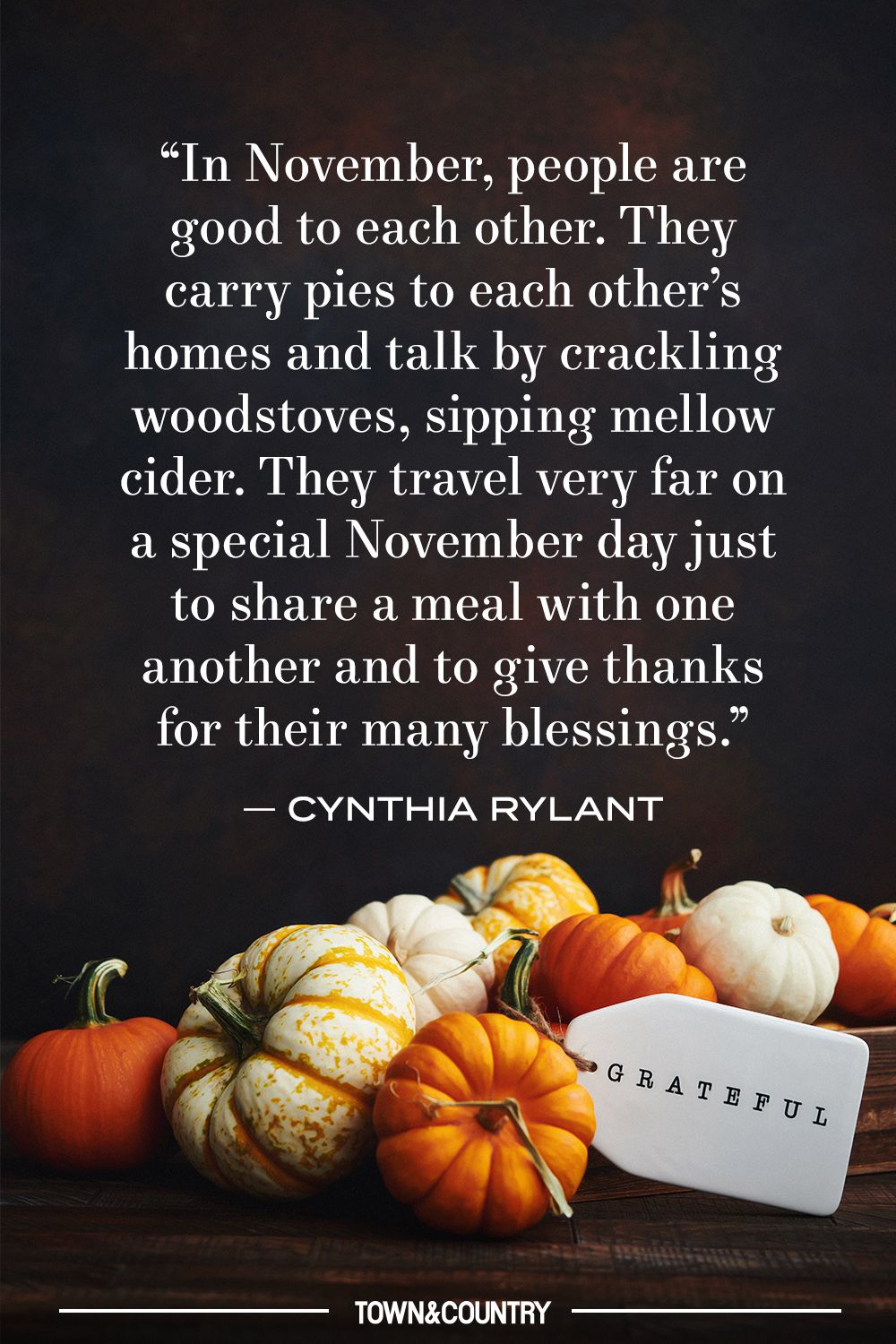 32 Best Thanksgiving Quotes - Grateful Sayings to Share on ...