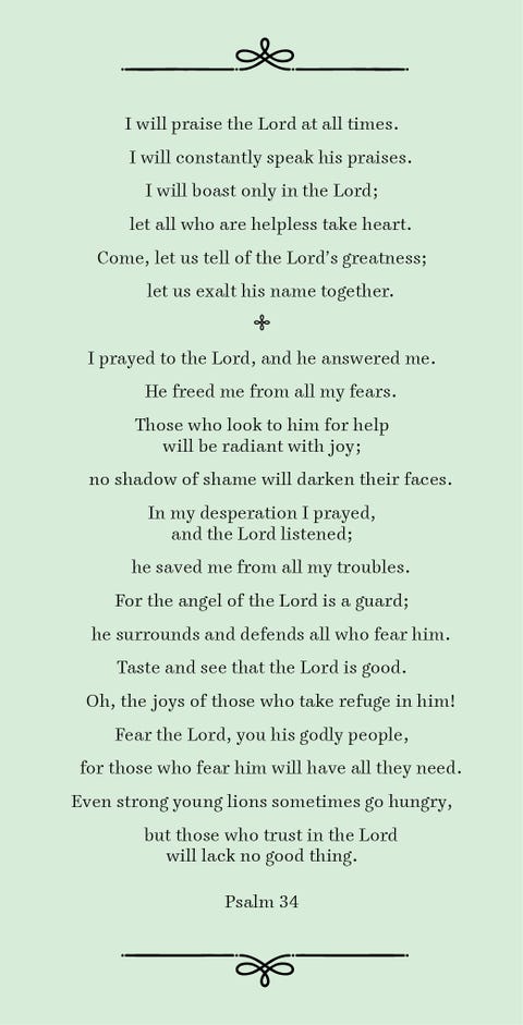 Psalms For Giving Thanks To God