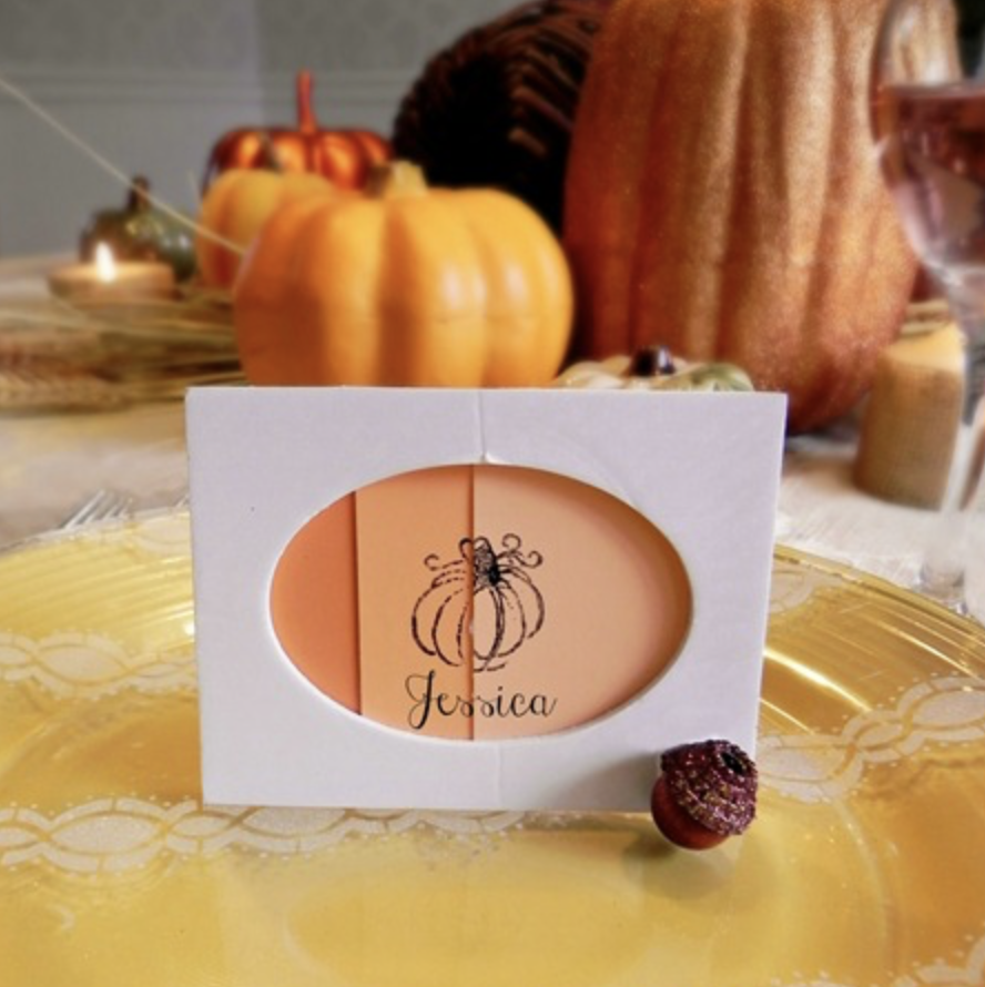 DIY Thanksgiving Place Cards — Hoopla! Letters