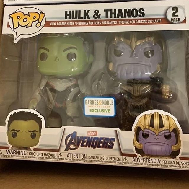 Vengadores Endgame Funko Pop Hulk Thanos