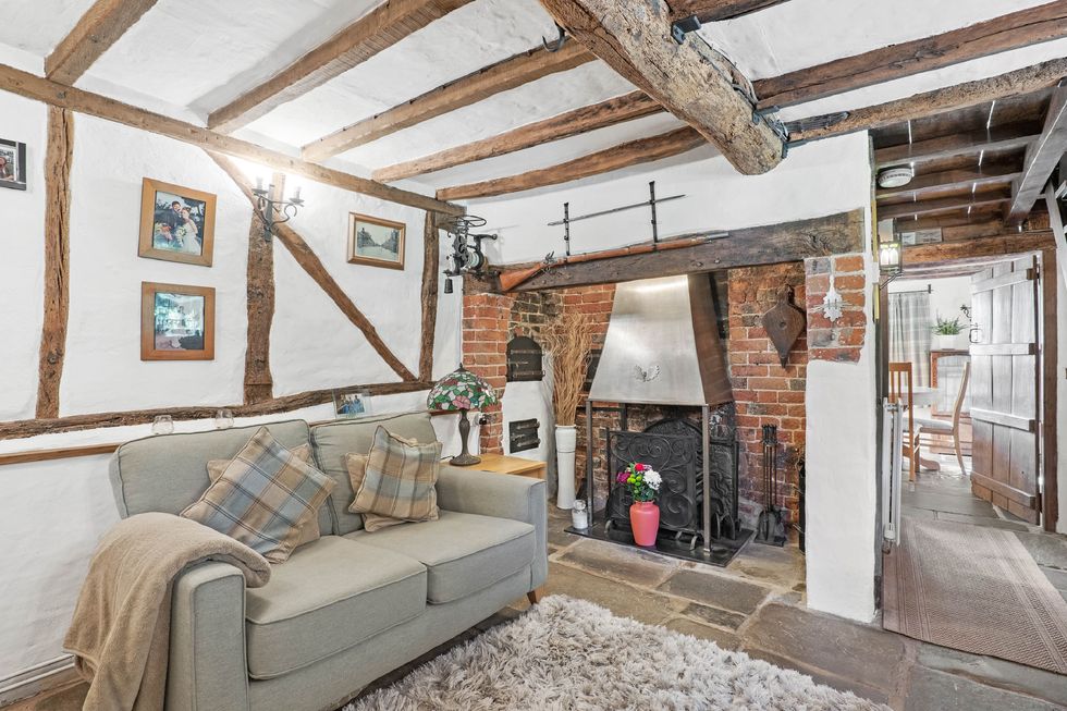 Characterful Thatched Cottage For Sale In Worcestershire village