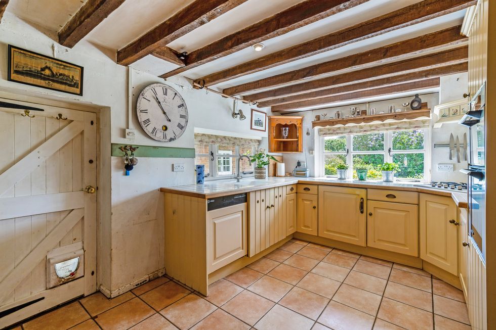 thatched cottage for sale set on the edge of the village of deane