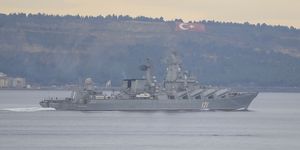 ukraine sinks russian cruiser moskva, the largest warship sinking since wwii