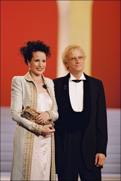 andie macdowell The 22Th Evening Of "Cesars" In Paris, France On February 07, 1997.