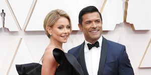 kelly ripa and marc consuelos abcs coverage of the 92nd annual academy awards red carpet