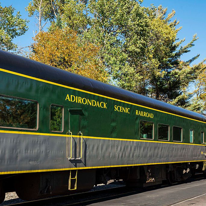 The Adirondack Scenic Railroad...