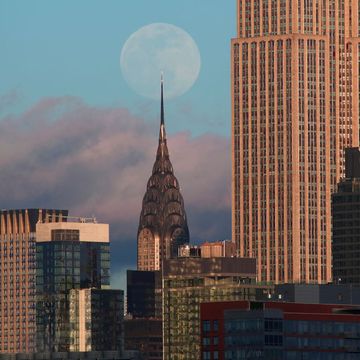 Brightest Super Moon Of The Year Lights Up New York City Skies