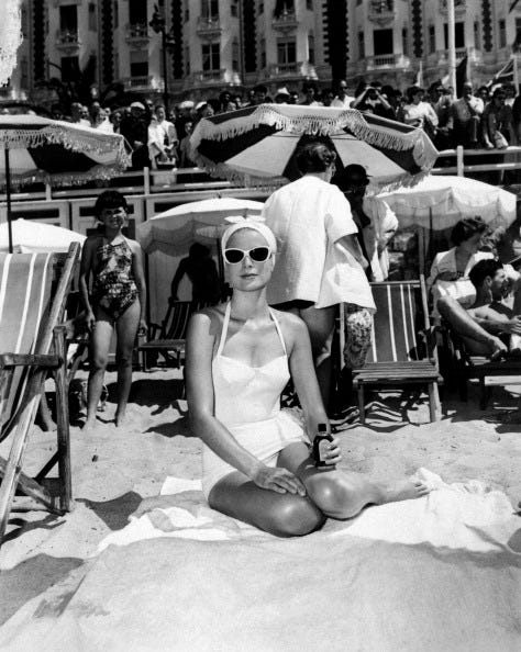 grace kelly in a bathing suit