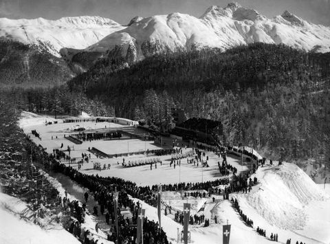 opening ceremony at 1948 winter olympics