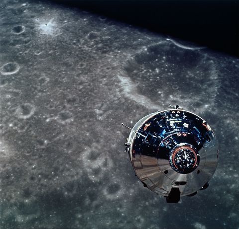 The Apollo 10 Command Module, 1969.