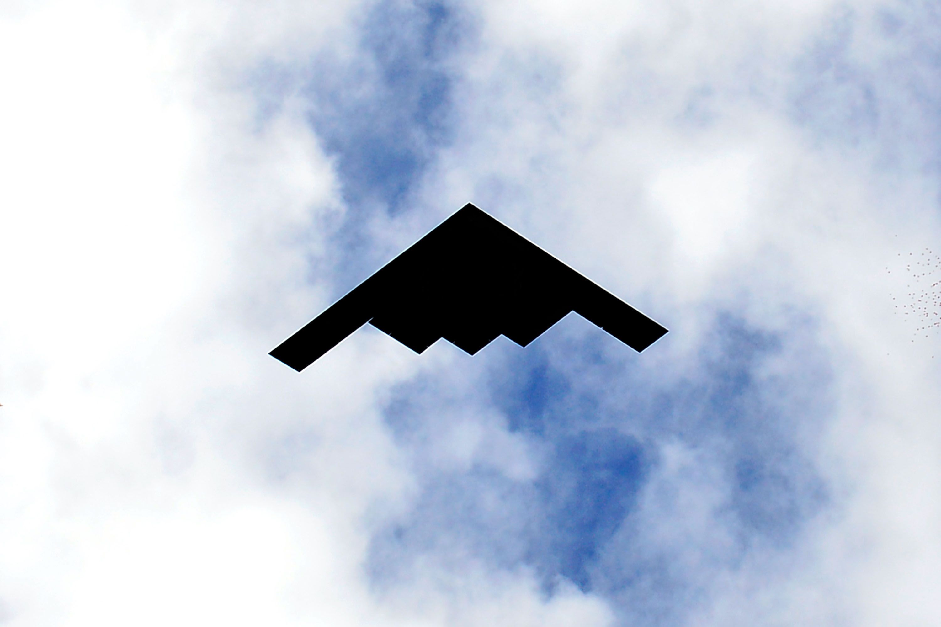 stealth bomber silhouette