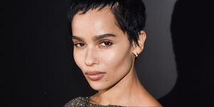 paris, france   february 25 editorial use only zoe kravitz attends the saint laurent show as part of the paris fashion week womenswear fallwinter 20202021 on february 25, 2020 in paris, france photo by stephane cardinale   corbiscorbis via getty images