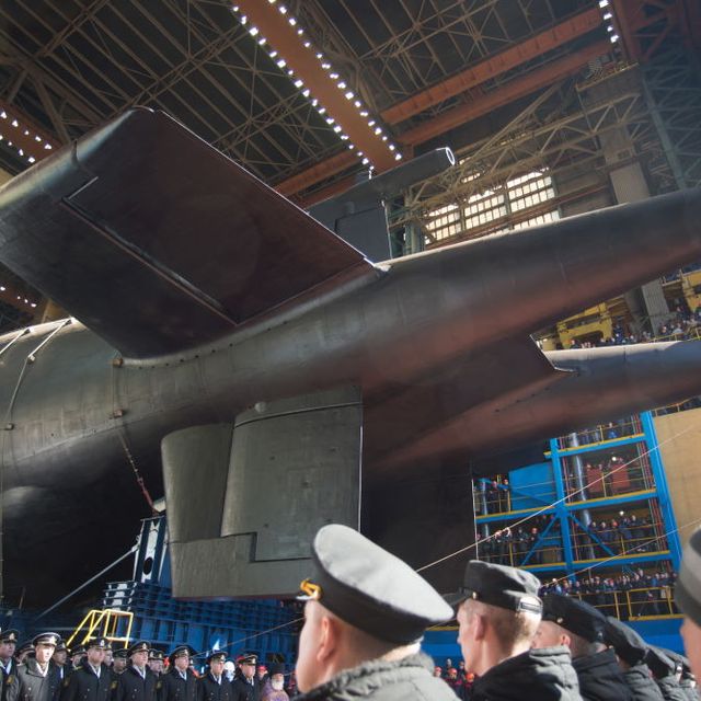 Belgorod nuclear submarine launched in Severodvinsk