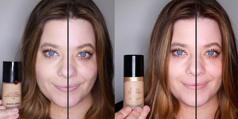 Best foundation for oily skin 2019 - 7 tested on half a face