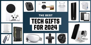 cameras, airpods, charging stands, wallets, ember mugs, charging blocks, and more tech gifts