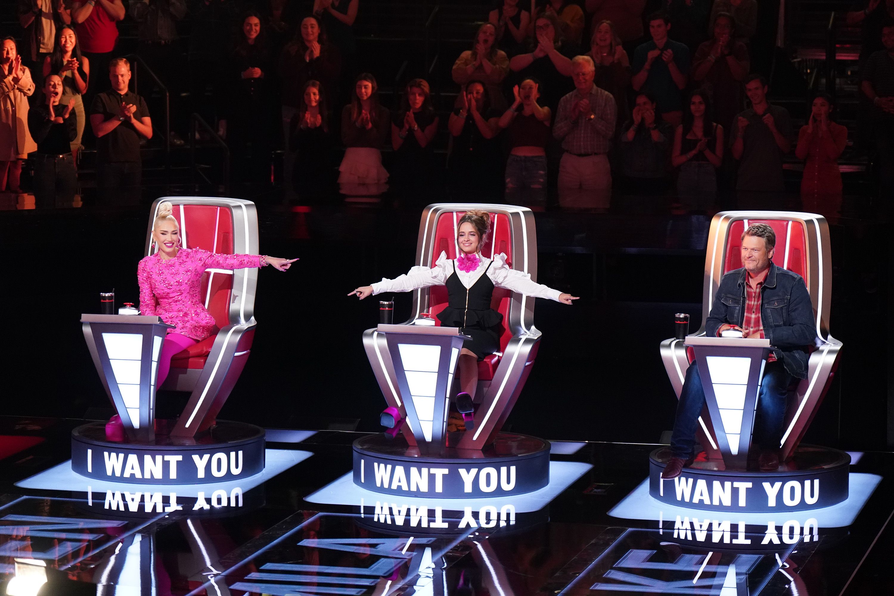 The Voice' Coaches Cover 'Can't Take My Eyes Off of You': Watch