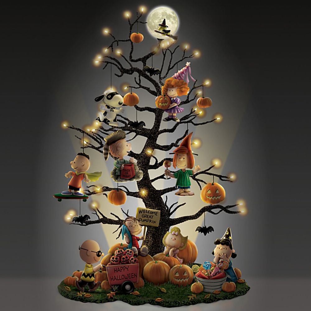 This Peanuts Halloween Tabletop Tree Was Inspired By ‘It’s the Great
