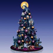 'the nightmare before christmas' halloween tree from the bradford exchange