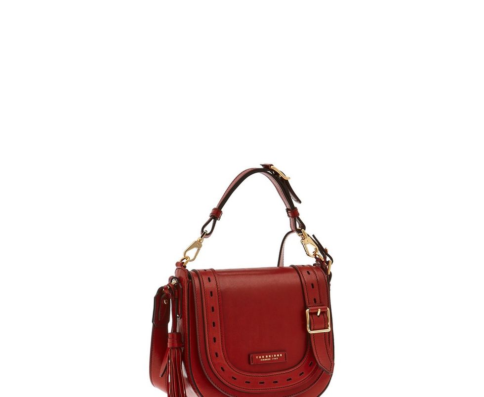 Handbag, Bag, Shoulder bag, Red, Fashion accessory, Leather, Maroon, Brown, Material property, Satchel, 