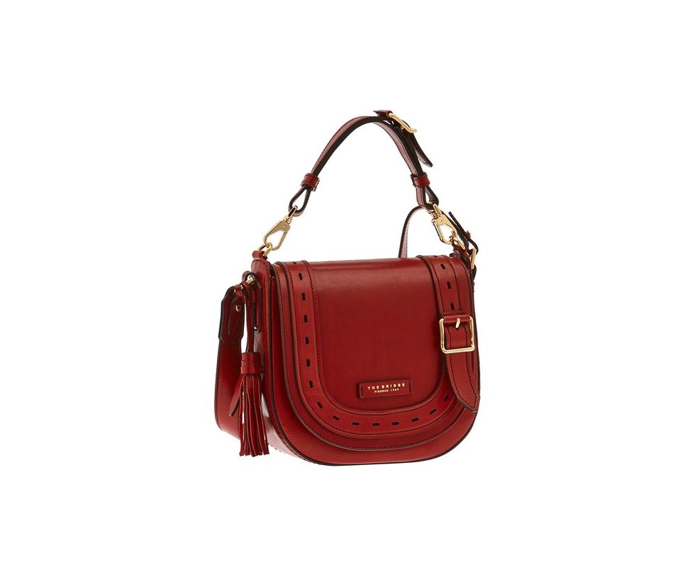 Handbag, Bag, Shoulder bag, Red, Fashion accessory, Leather, Maroon, Brown, Material property, Satchel, 