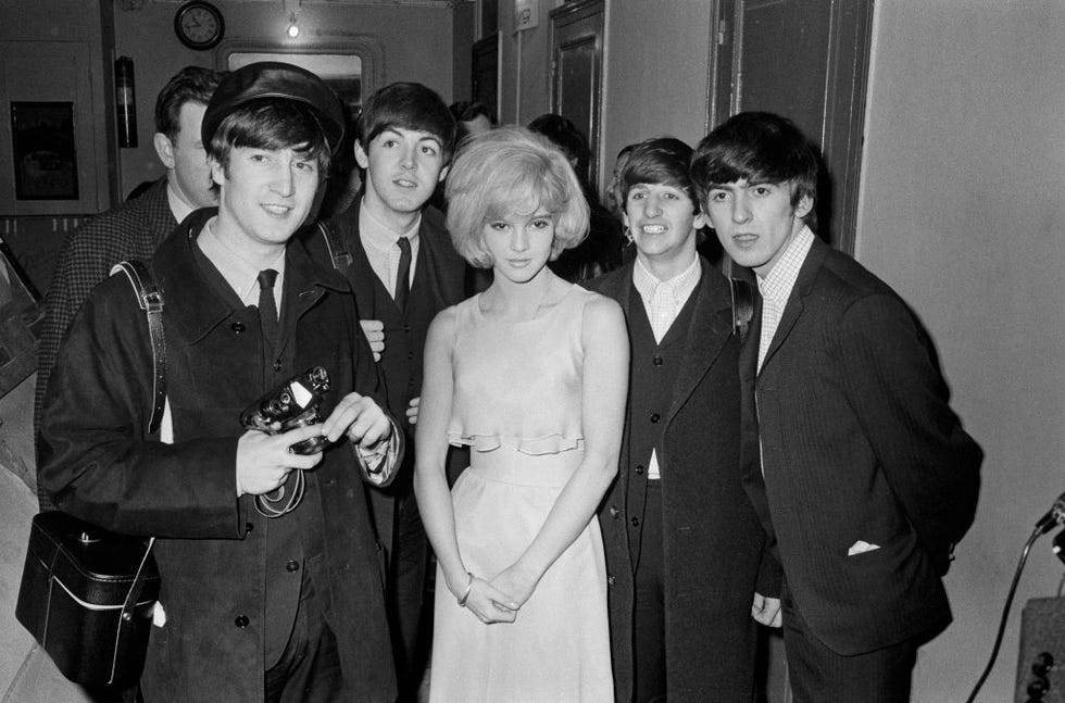 the beatles and sylvie vartan in paris