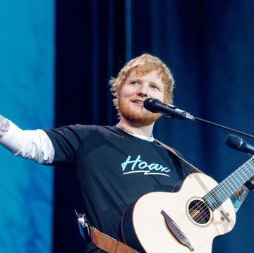 Ed Sheeran Concert At Wanda Metropolitano In Madrid