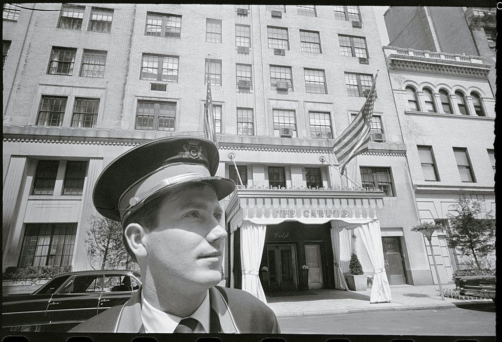 Doorman Standing Outside Carlyle Hotel