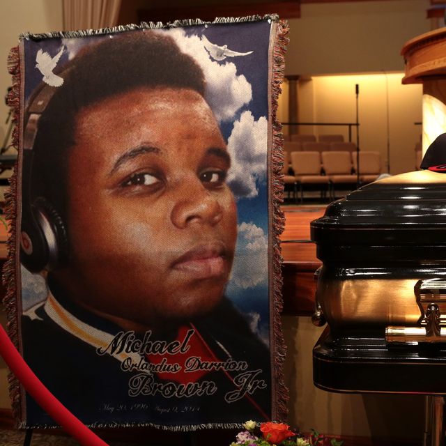 funeral held for teen shot to death by police in ferguson, mo