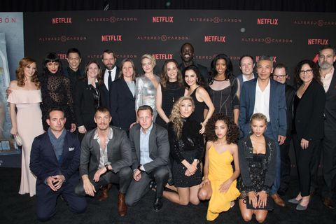premiere of netflix's "altered carbon" red carpet