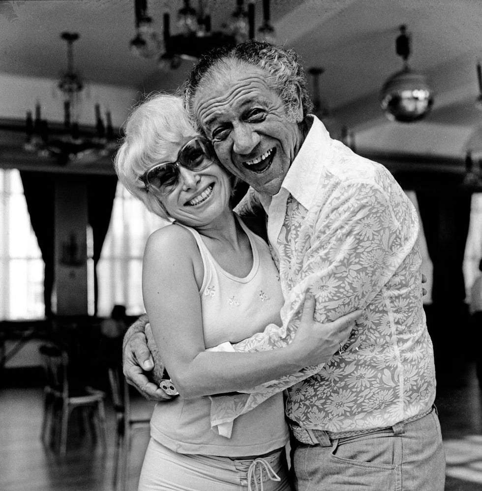 barbara windsor and sid james rehearsing in soho