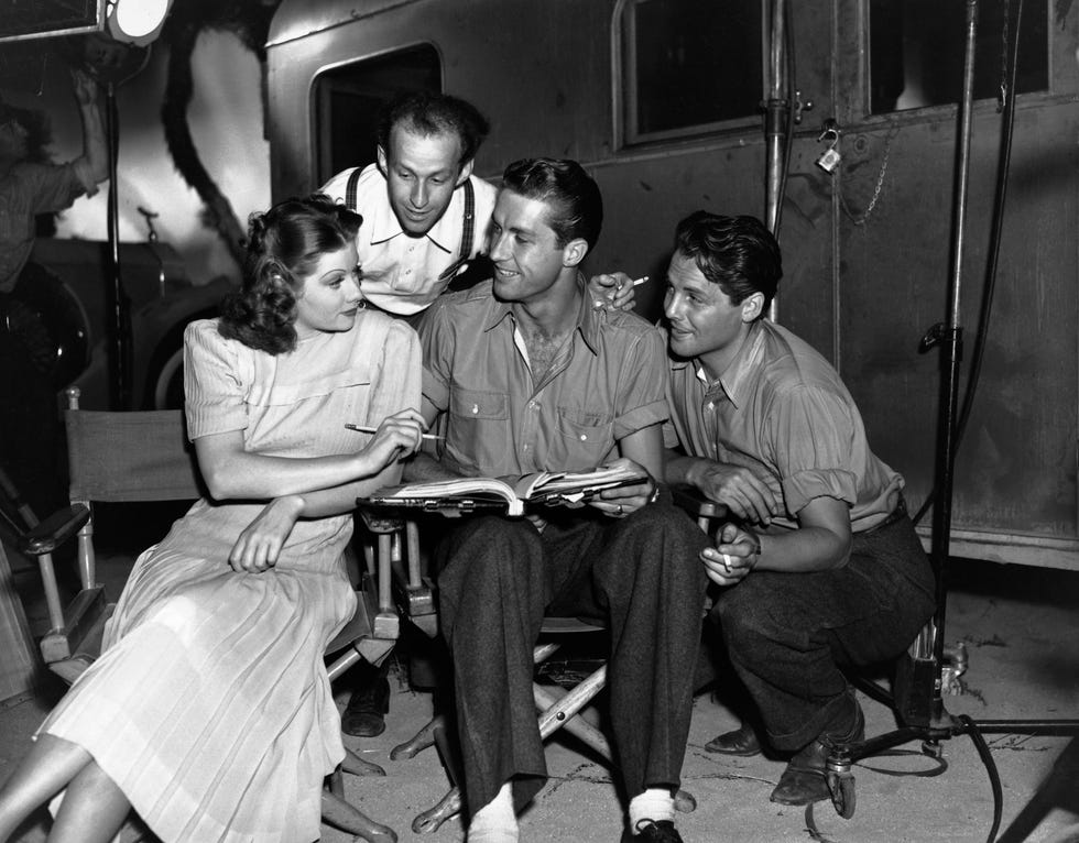lucille ball on set