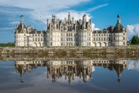 The 'Chateau de Chambord' castle.