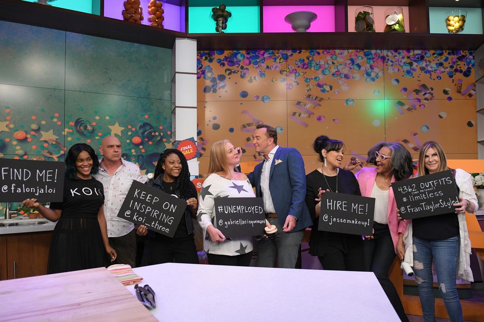 The makeup artists and stylists on The Chew celebrate the show's final episode with a call for more work. 