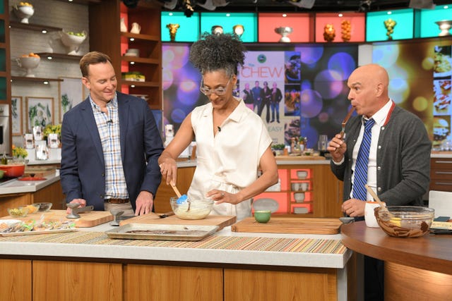Clinton Kelly, Carla Hall, and Michael Symon on 'The Chew'