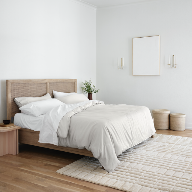 bedroom with neutral tones