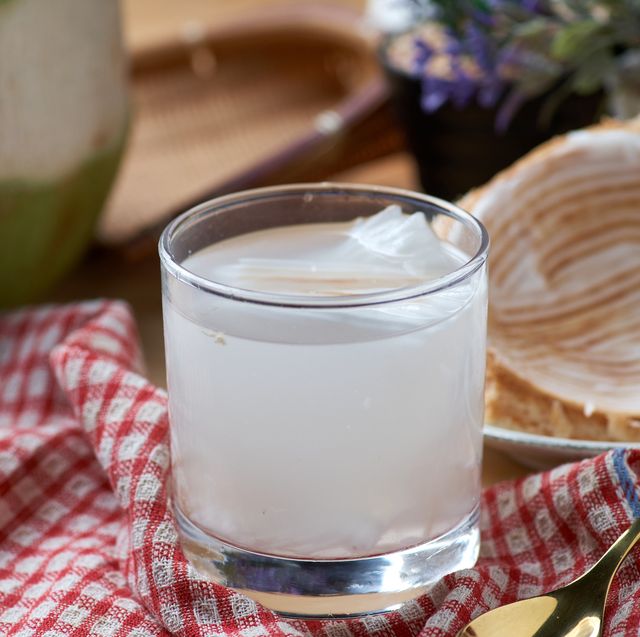 benefits of coconut water the coconut water serving in a drinking glass