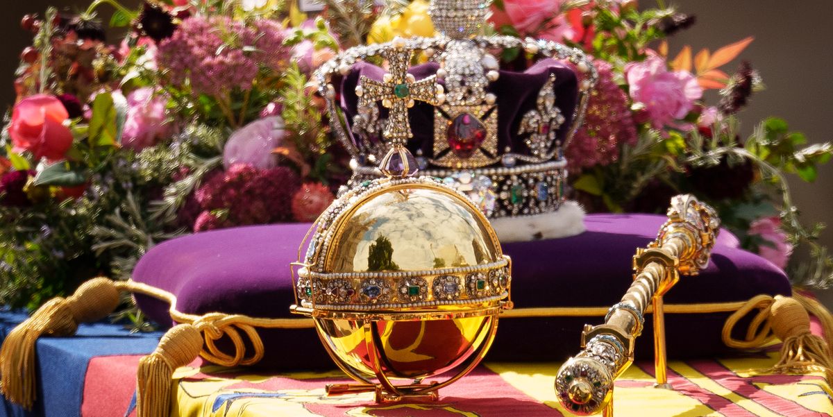 Why the Queen’s Crown, Orb, and Sceptre Were on Her Coffin—and Where They’ll Go After Funeral