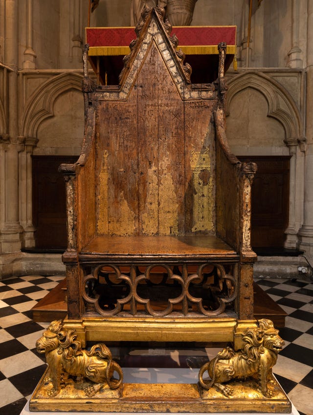 King Charles to Reuse Historic Thrones for His Coronation