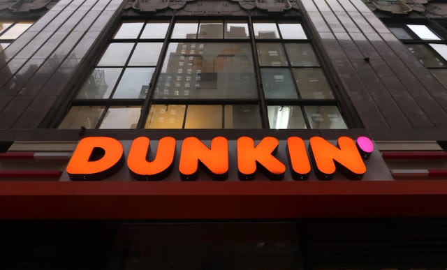 dunkin logo in new york city