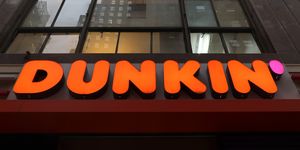 dunkin logo in new york city