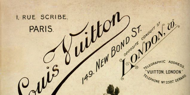 LOUIS VUITTON Vintage Advertisement on L'illustration