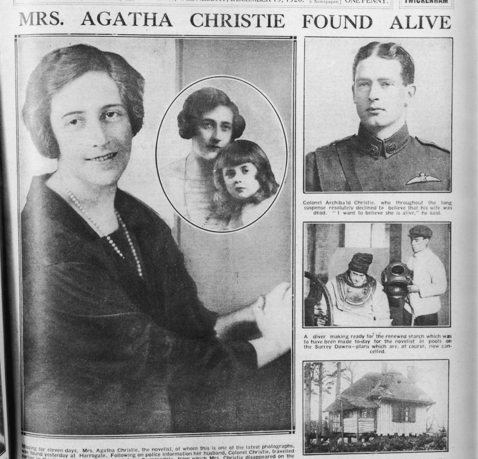 agatha christie found alive