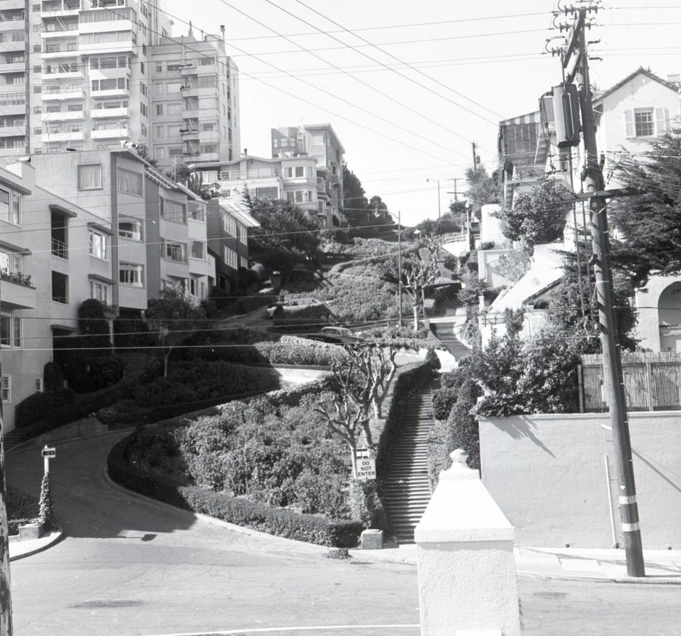 the crookedest street in the world is said to be lombard street, march 3, 1958